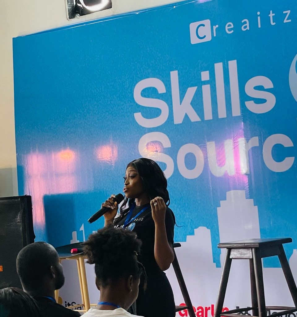 Mrs Onyeka at Skills and sourcing